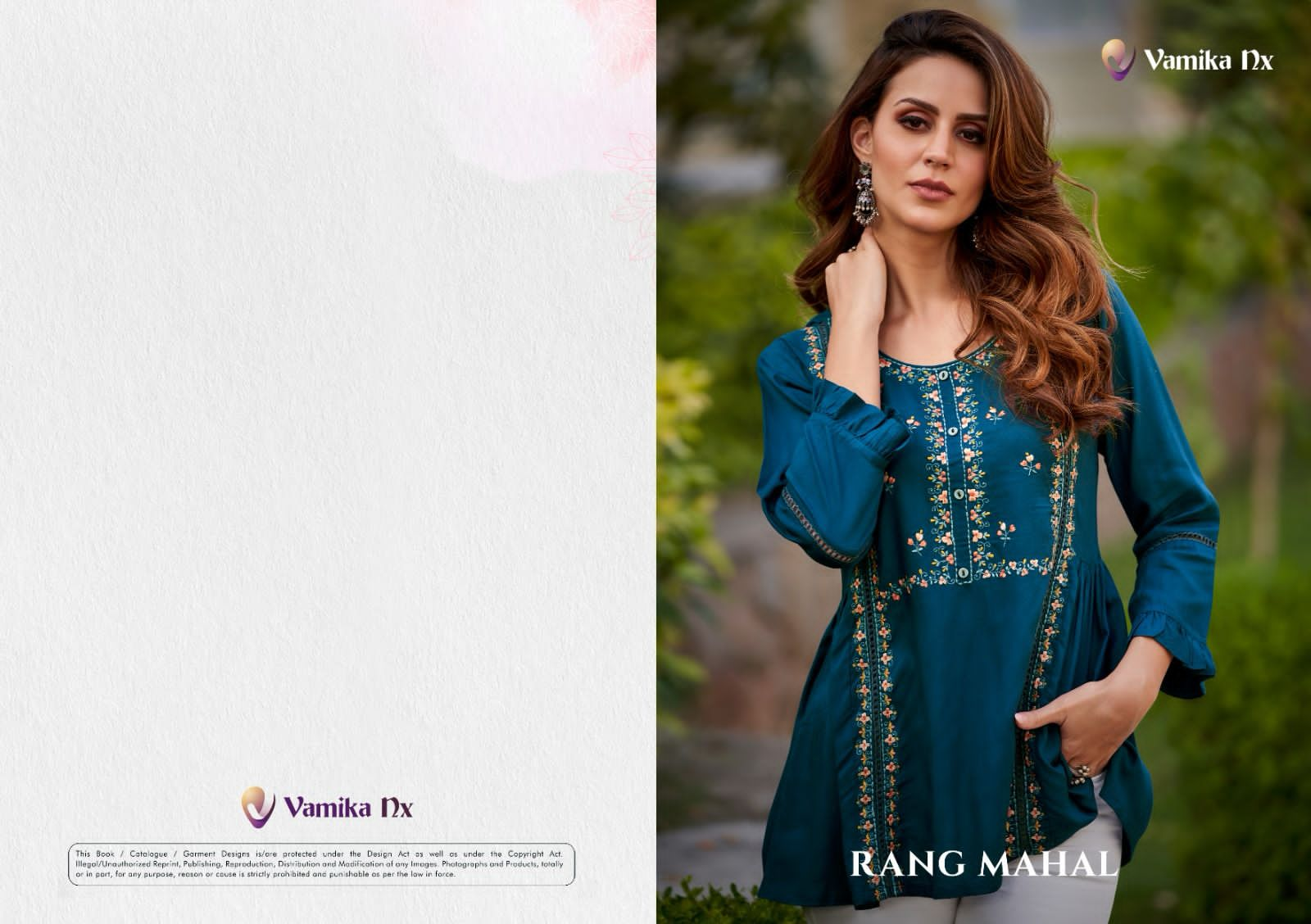 Vamika kurti Rang Mahal